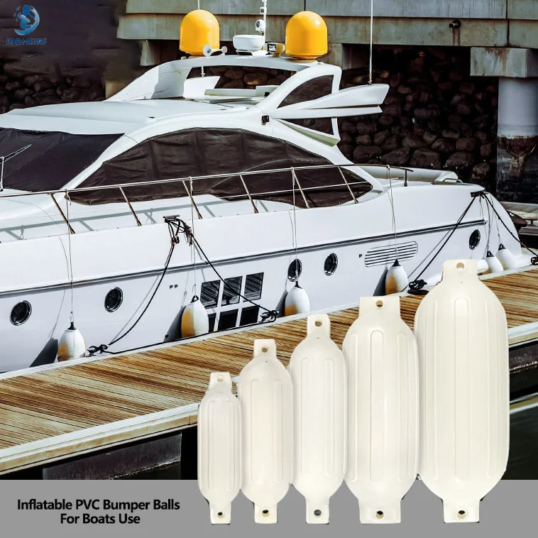 New Inflatable PVC Bumper Ball for Boats Yacht Use Bumper Balls Wear-resistant & Pressure-resistant Boat Accessory