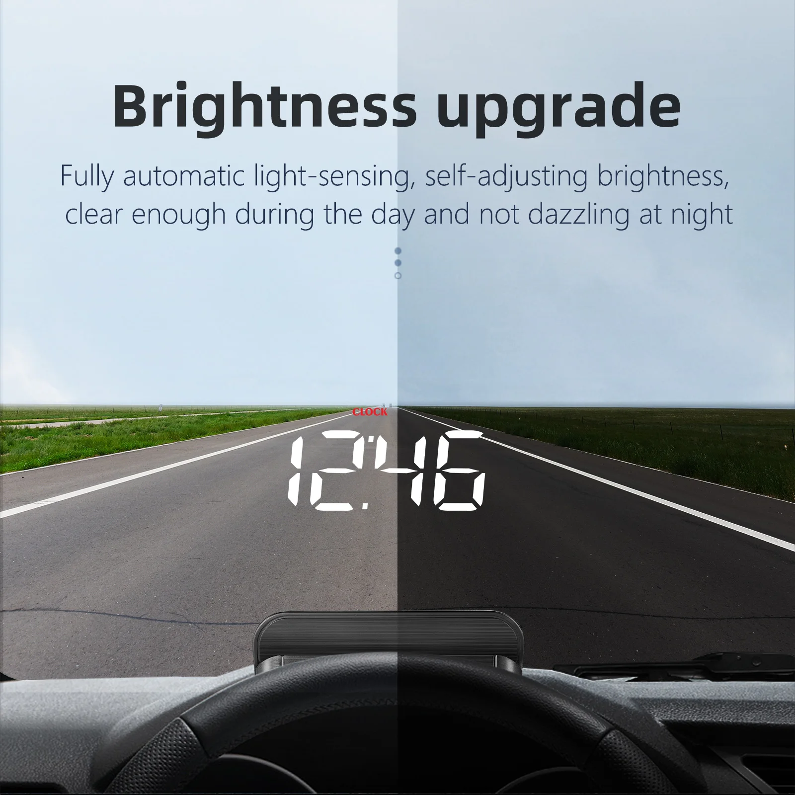 Ad m5 carro head up display obd on-board computador pára-brisa projetor digital velocidade rpm temperatura da água tensão consumo de combustível
