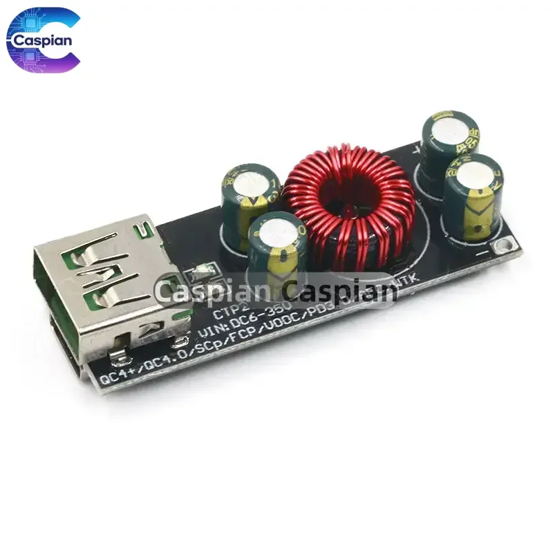 

QC4.0 QC3.0 USB Type-C Mobile Phone Quick Charge Adapter 6 -35V Step Down Buck Boost Module for Huawei SCP/FCP Apple PD Qualcomm