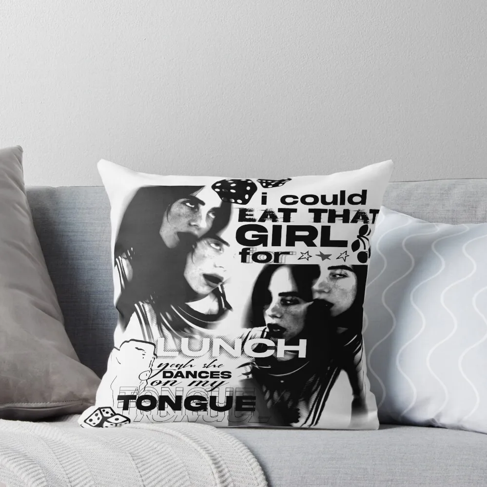 

i could eat that girl for lunch Throw Pillow bed pillows ornamental pillows for living room christmas cushions covers pillow