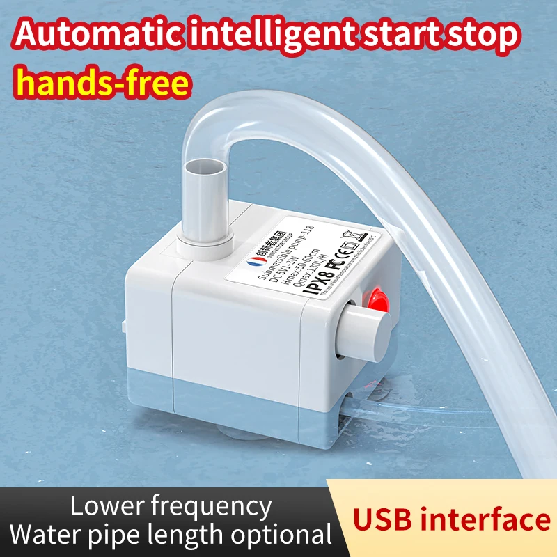 

DC Submersible Pump Mini Fountain Water Pump Submersible Water Pump for Pond Fountain Aquarium Garden