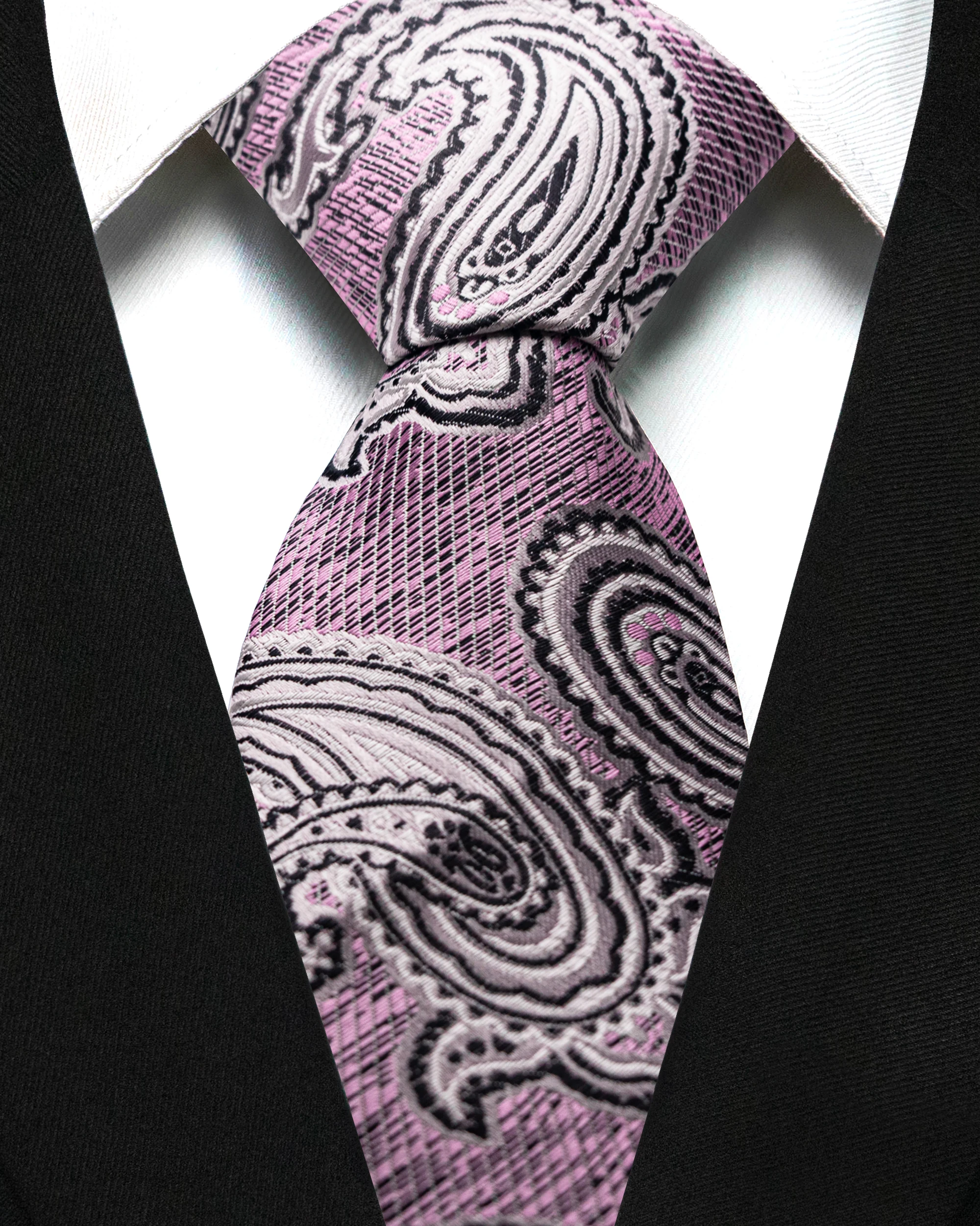British Retro Paisley Tie, Formal Tie for Groomsmen, Wedding Banquet Men's Suit Accessories