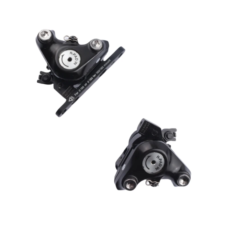 Shimano RS305 Bremse, flache Montage, vorne und hinten, mechanische Scheibenbremse mit L05A-Pads für Rennrad, BR-RS305, hinterer Bremssattel, Schwarz – Detail 9