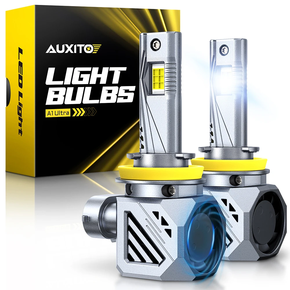 

AUXITO 2Pcs LED Headlight H11 H8 H9 9005 HB3 9006 HB4 9012 HIR2 9008 H13 9007 HB5 LED Car Lights Bulbs CANBUS 12V Auto Headlamp