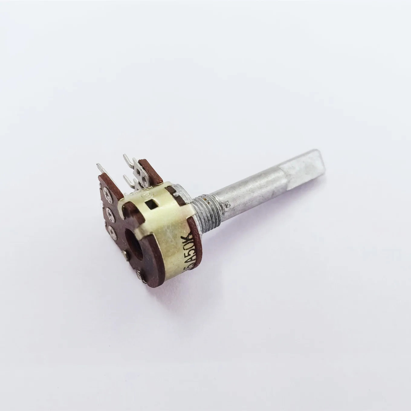Original New 100% dual A50K C100K stepper sound amplifier volume potentiometer handle length 35MM 6pin (SWITCH) - Image 4