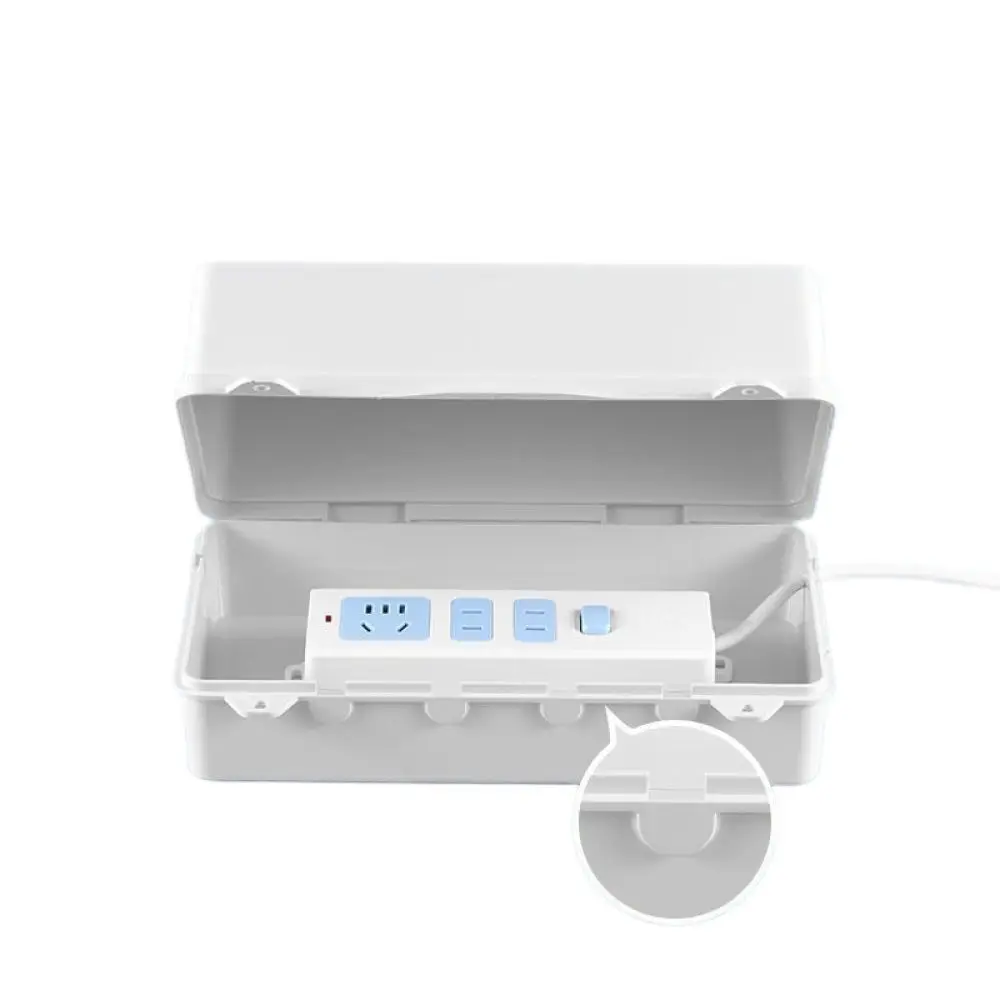 Waterproof Power Strip Storage Box Outdoor Electrical Socket Guard Rainproof Dustproof Protective Case For Home