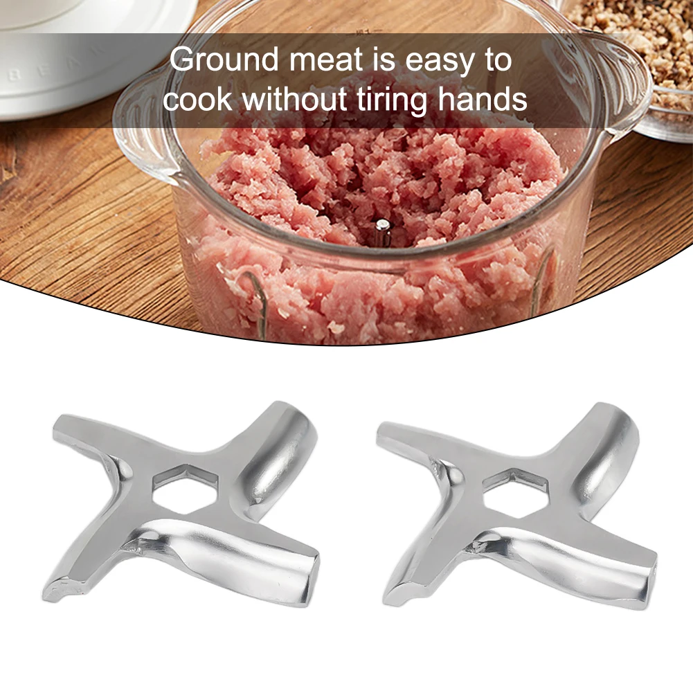 Moulinex-cuchilla eléctrica para picadora de carne, accesorios de repuesto de alta calidad, acero inoxidable, 42mm