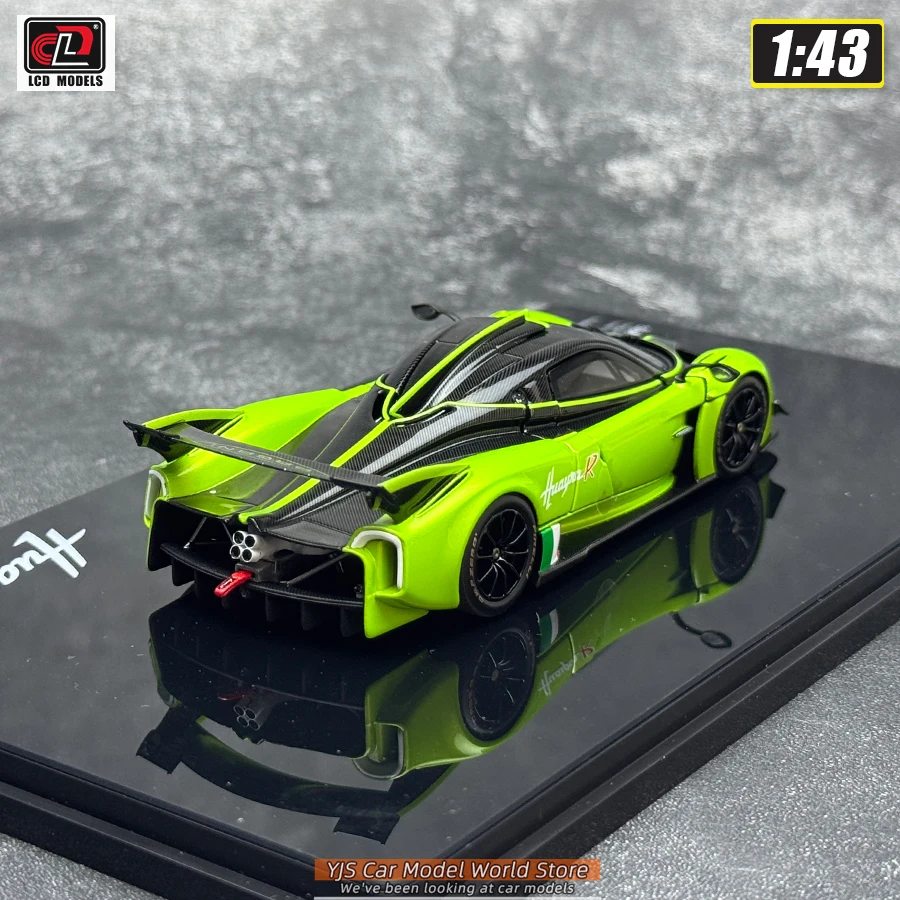 LCD Diecast 1:43 Pagani Huayra R Alloy Car Model Static Display Pieces Holiday Gift Collection