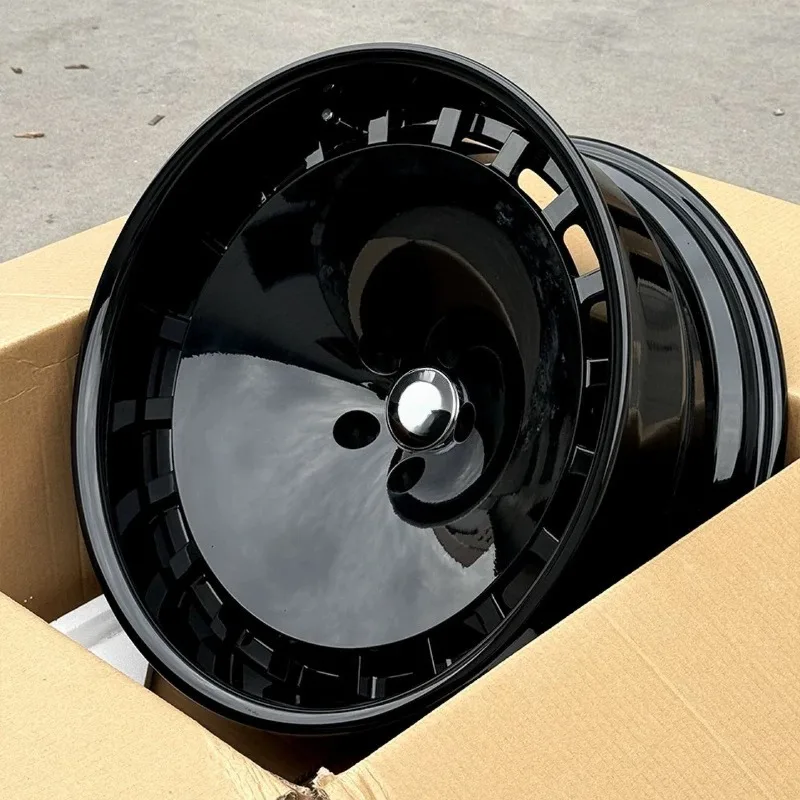 Double-piece big cake forged wheel hub 18/19/20/21 inch/10,000 tons modified