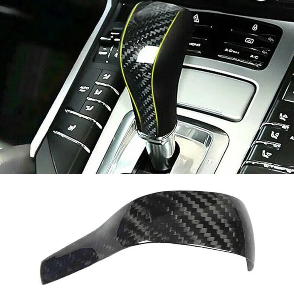 1PCS Shift Knob Gear Side Cover For Cayenne 958 2011-2017 Interior Decoration Car Stickers Gear Head Cover