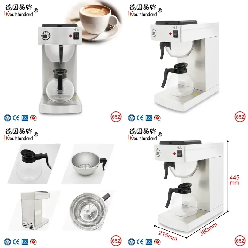 Commercial machine Milk   shop American coffee machine Commercial   making machine Automatic drip   extractor