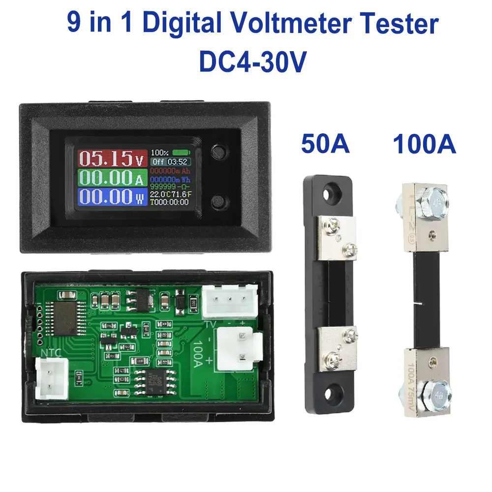 9 In 1 Digital Volt…