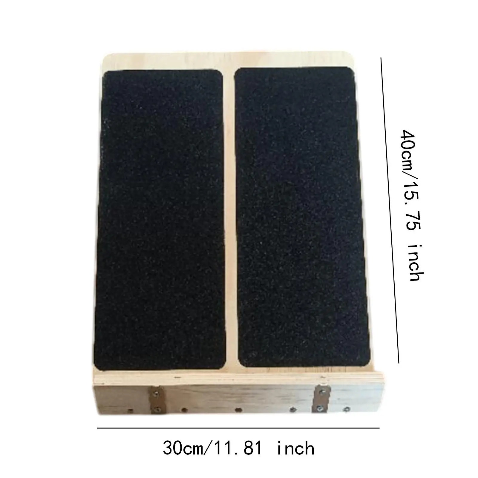 Balancing Fitness Pedal Calf Stretching Board Portable Wooden Incline Ankle Training Wedge for Gym Leg Exercise