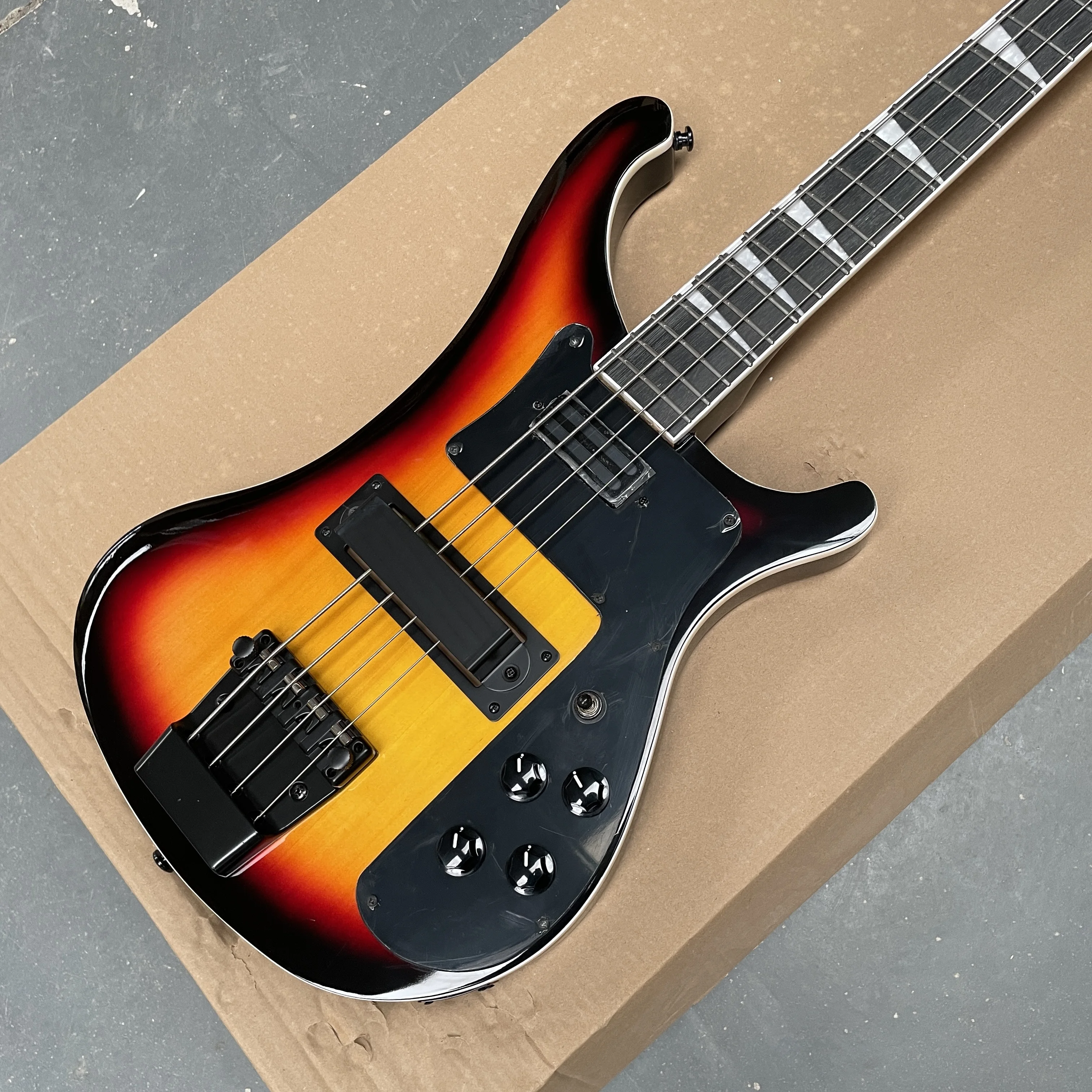 

4-string electric bass guitar, high-end configuration independent circuit guitars, beginner-friendly retro rock guitarra