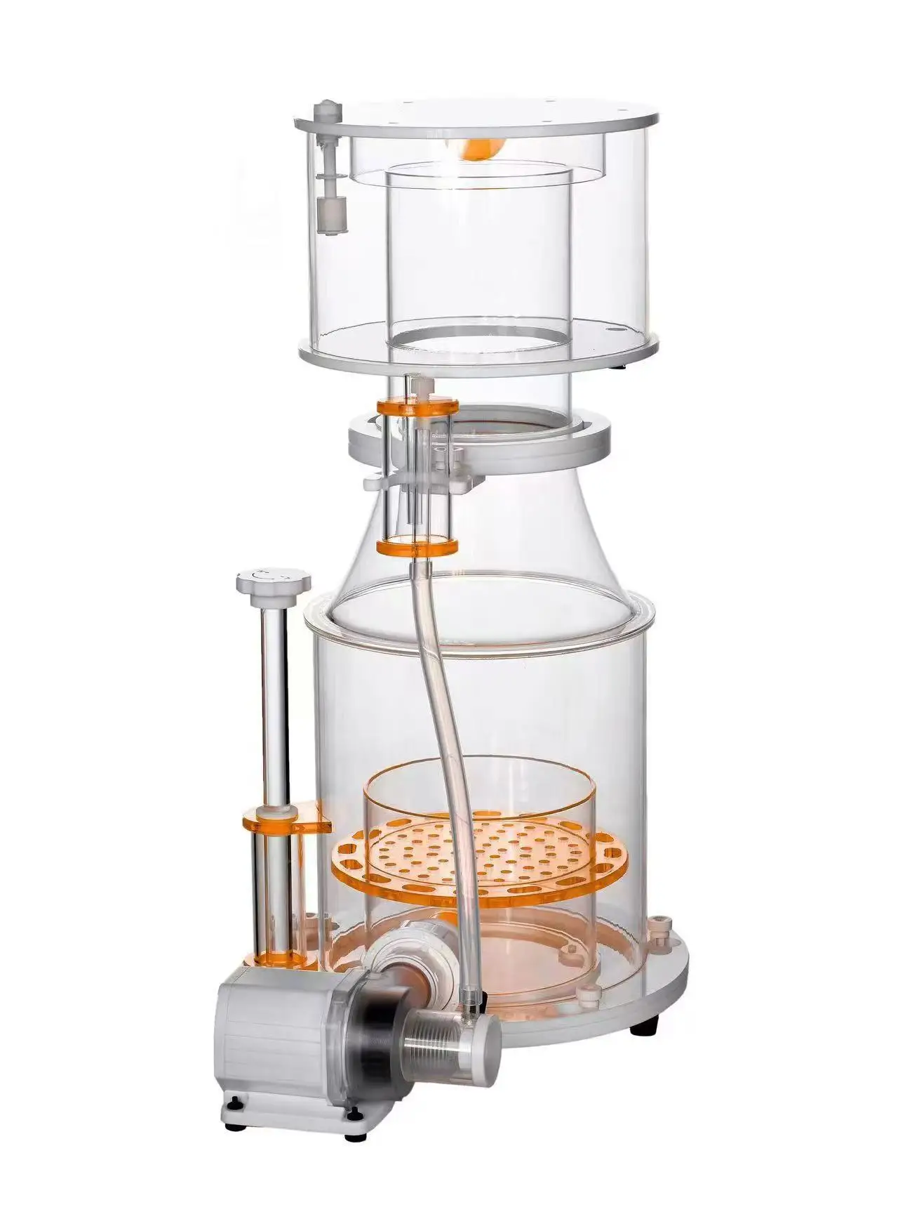 Customizable Plastic T Series Protein Skimmer For Marine Reef Aquariums DC Powered 25W Silent Saltwater Box