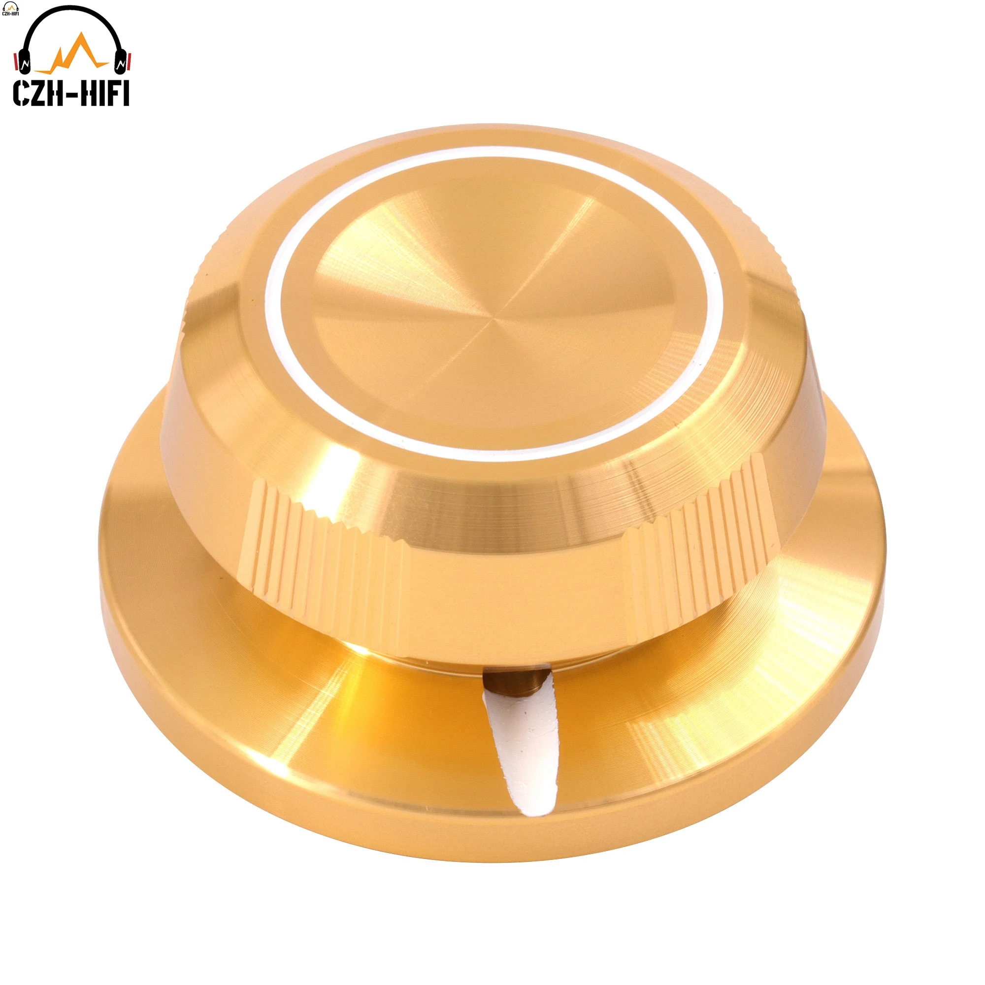 48x23 High-End CNC-gefräster massiver Aluminiumknopf für Audioverstärker Potentiometer Lautstärkeregler DAC Radio Ratary Switch DIY – Detail 14
