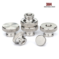 1/2/5/10pcs M2 M2.5 M3 M4 M5 M6 M8 M10 M12 GB806 304 Stainless Steel Adjust Leveling Knurled Hand Toolless Thumb Nut