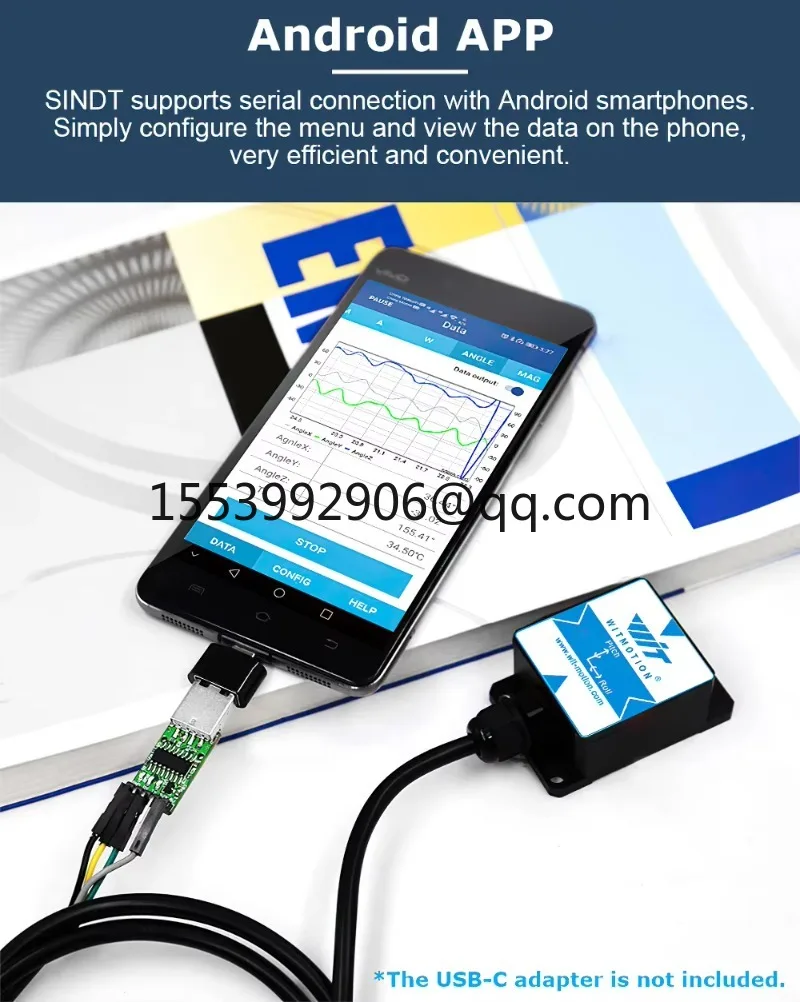 High-precision MPU6050 SINDT-RS485 Modbus Dual-axis Gyro+Accelerometer+Tilt Angle Digital Inclinometer Sensor for Industrial