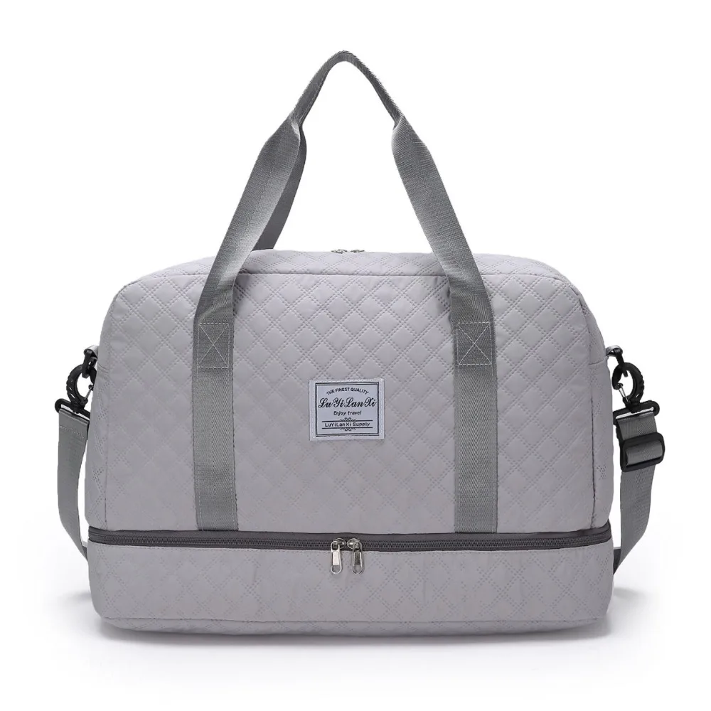 

Oxford Carry On Travel Bag Wet Dry Separation Foldable Sports Fitness Bags Large Capacity Waterproof Travel Tote Bag Gym Yoga