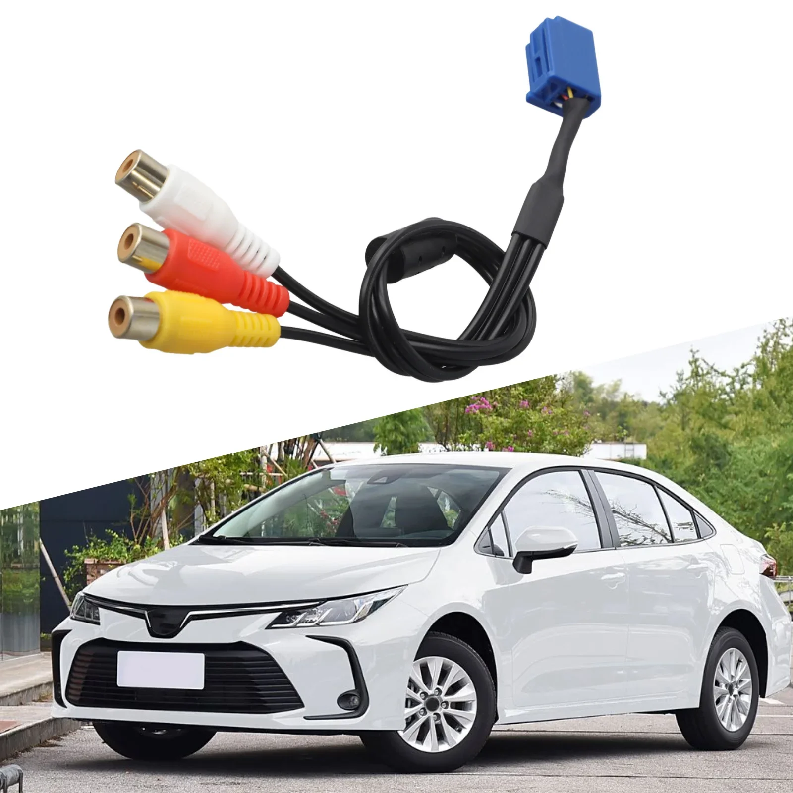 6 Pin Connector VTR Cable Waterproof Design Wear-resistant Material Black Finish VTR Cable Connector For Car Cable