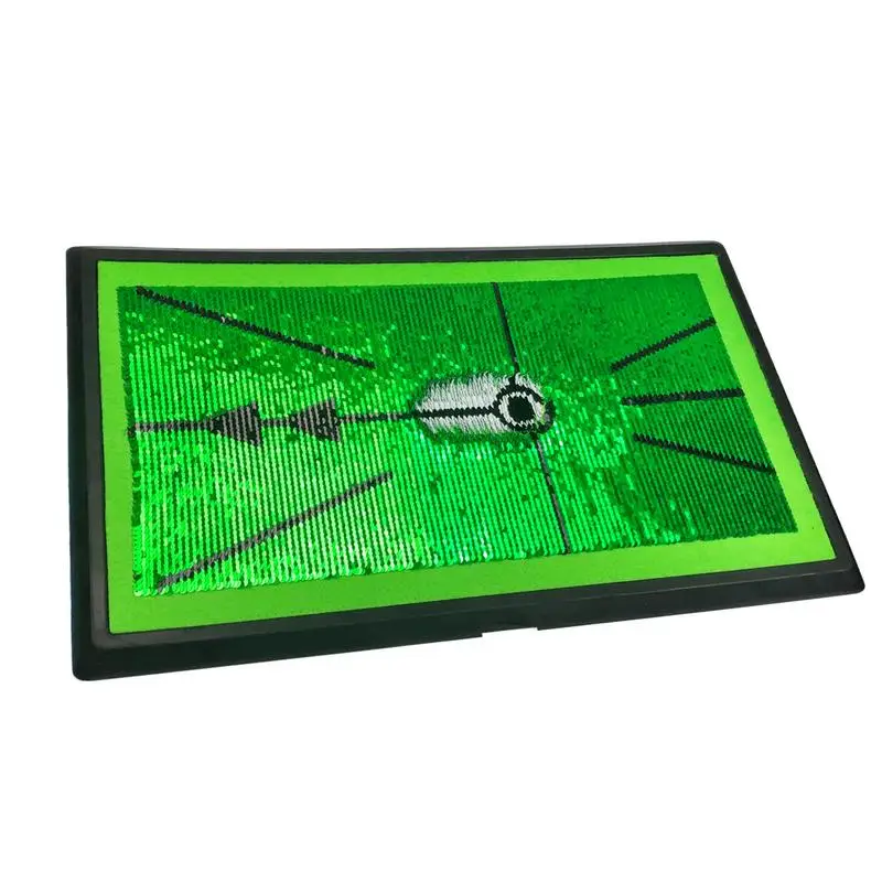 

Golf Hitting Mats Golf Trainer Swing Path Golf Turf Mat Removable Precision Guidance Track For Women Men Golfers Indoor/Outdoor