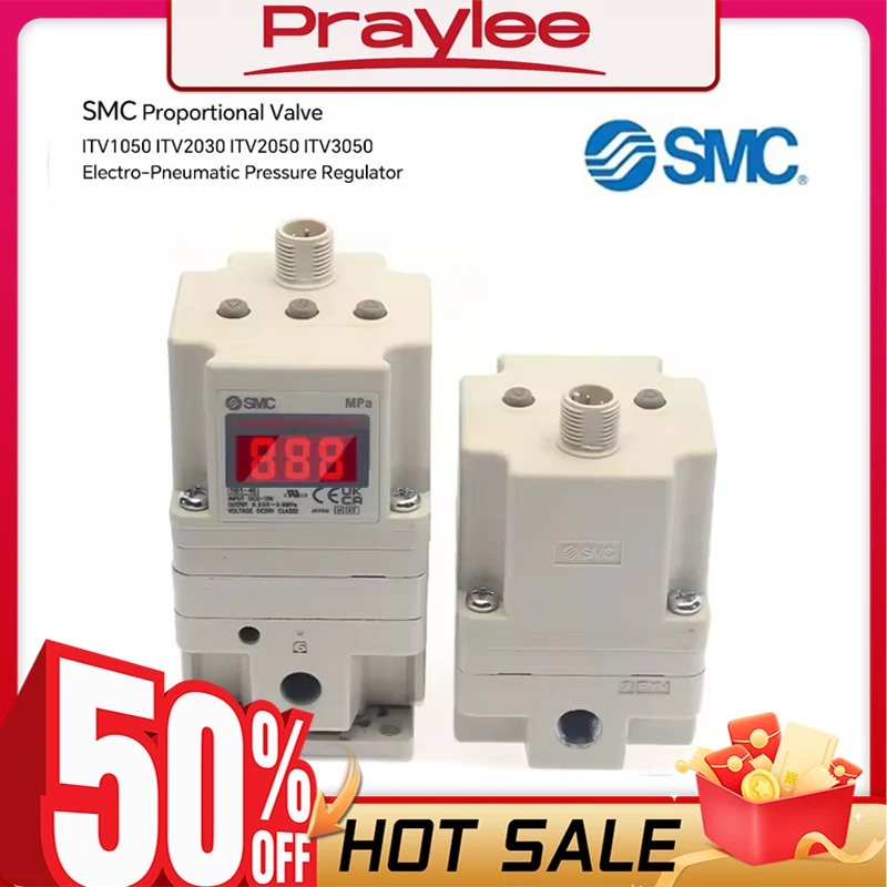 SMC Proportional Valve ITV1050 ITV2030 ITV2050 ITV3050 Series Electro i Pneumatic Pressure Regulator for Laser Cutting Machine