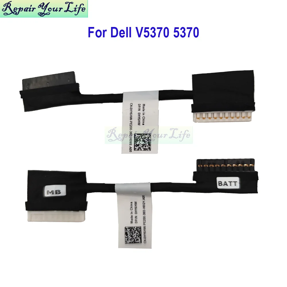 

Notebook Battery Connector Cable For Dell Vostro V5370 Inspiron 13-5370 0HY6HW HY6HW Laptop Replacement Parts Cables Flat Line