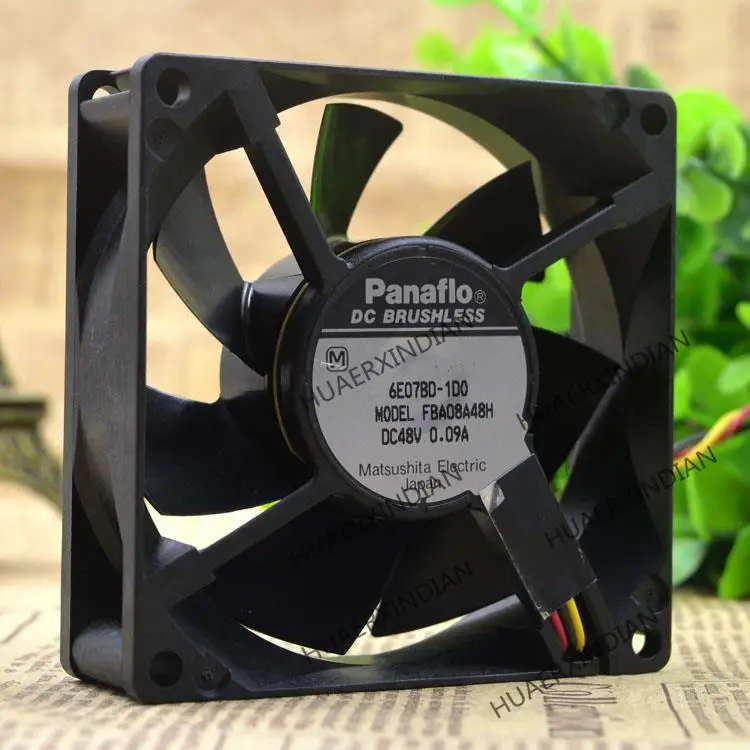 Nuevo Kit de montaje de ventilador de refrigeración FBA08A48H 48V 0.09A 8CM 8025