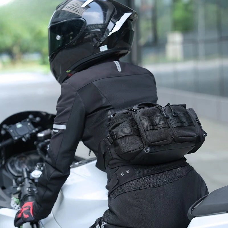 Motorcycle Waist Bag Multifunctional Waist Bag Waterproof Riding Bag Outdoor Backpack Gear Fanny Pack Travel Backpack Luggage