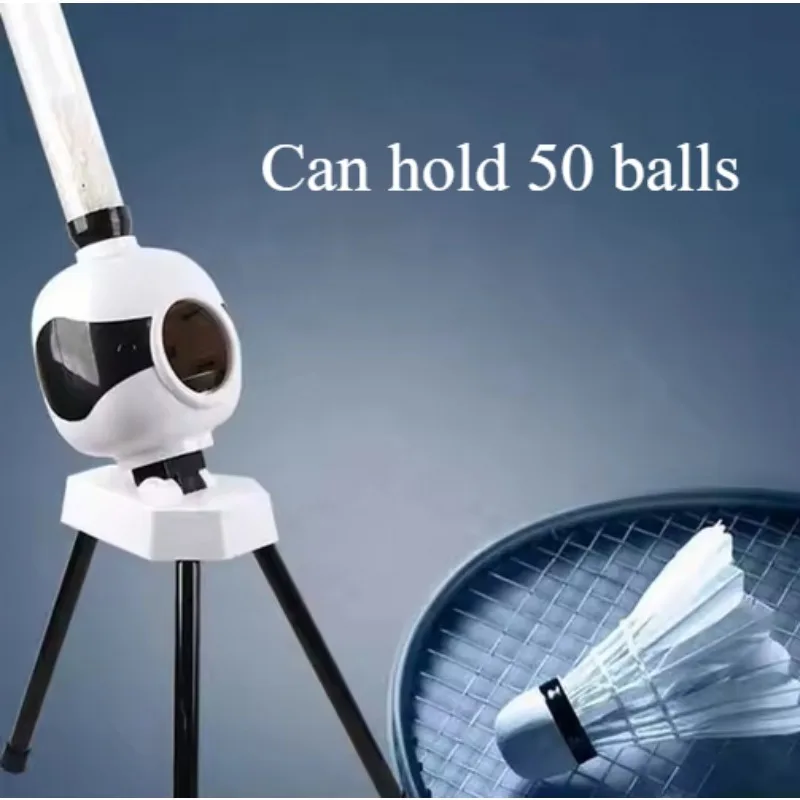 AC100-240V Automatic Badminton Serve Machine with 6m Range/3m Height & 3s Interval for Training/Kids/Home Use