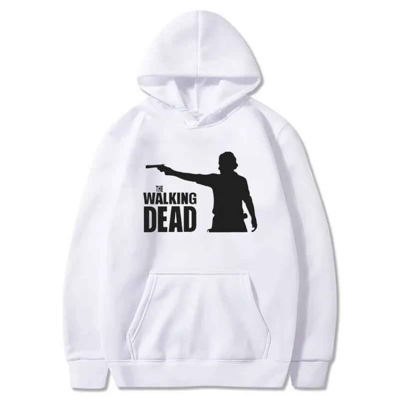 جديد The Walking Dead هوديس المسلسلات التلفزيونية كول طباعة الرجال هوديي للجنسين البلوز الرجال Vintage الجرافيك هودي القمم الملابس كبيرة الحجم