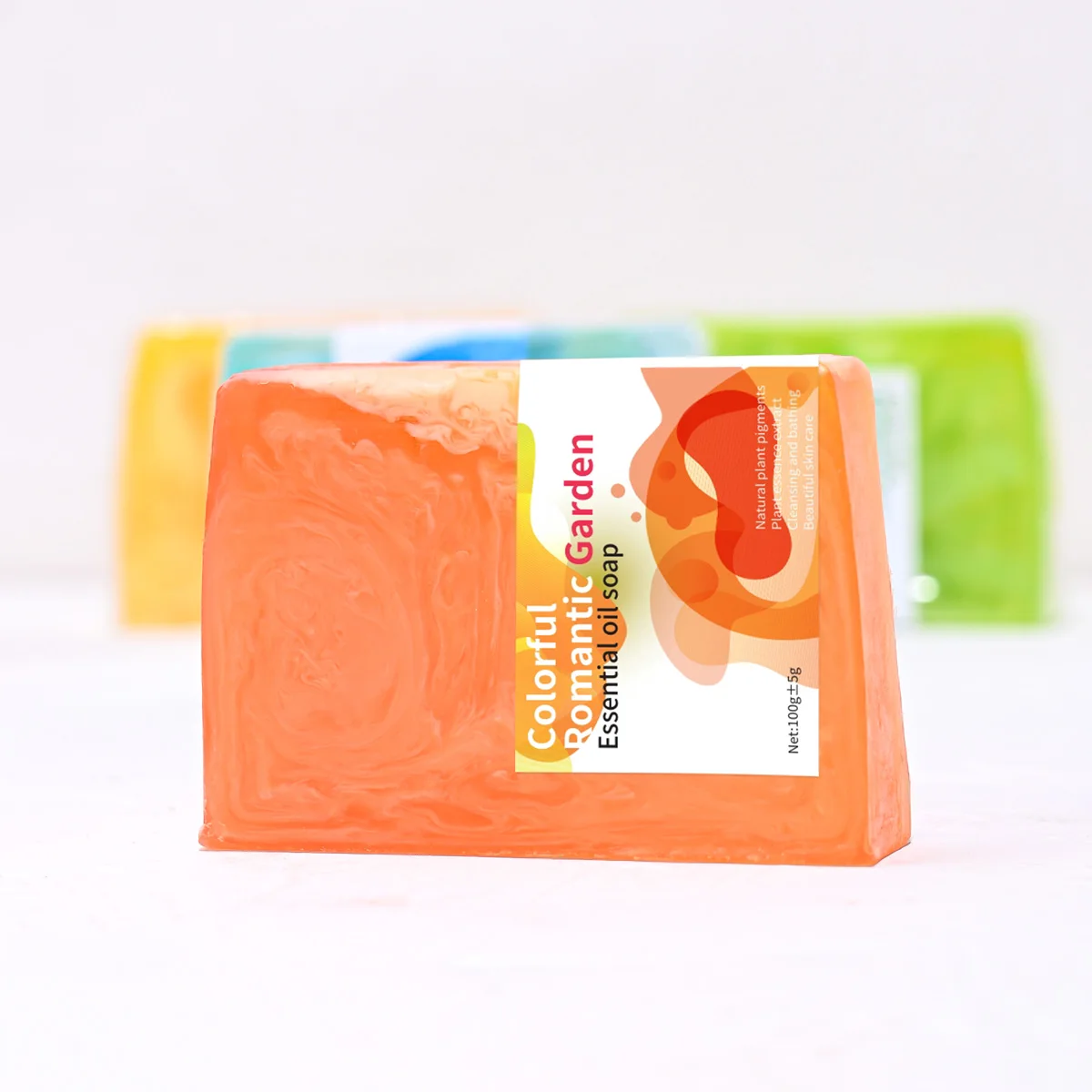 Romantic Garden Colorful Natural Organic Handmade Soap Facial Body Whitening Moisturizing Cleansing Colorful Soap