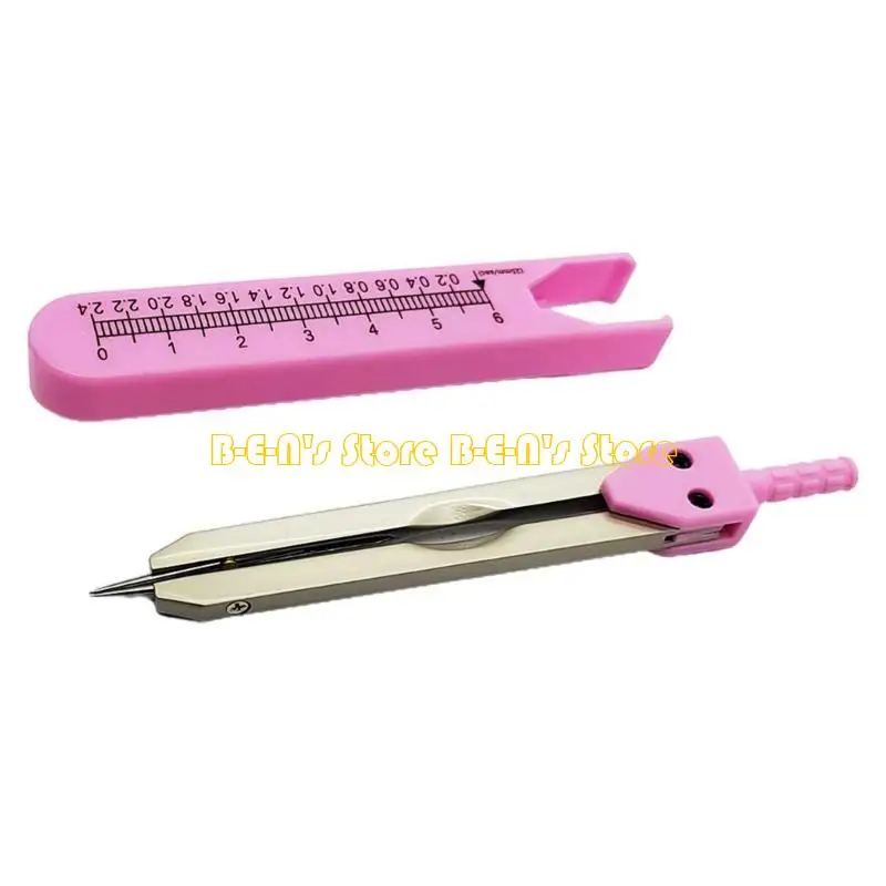 Y1AD EKGECG Caliper Electrocardiogram Divider ECG Calipers With Ruler 0‑2.4in Tool