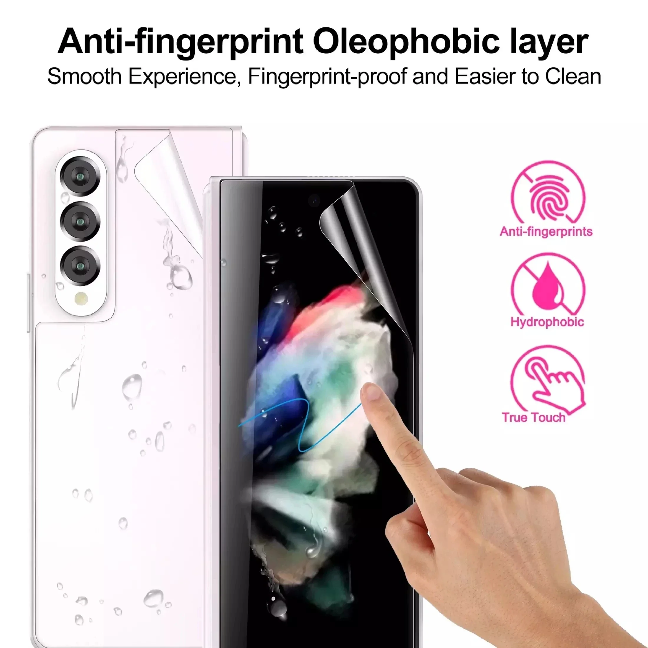 5Pcs Best Hydrogel Film For Samsung Galaxy Z Flip 5 4 3 Flip Flip5 flip4 Soft Screen Protector