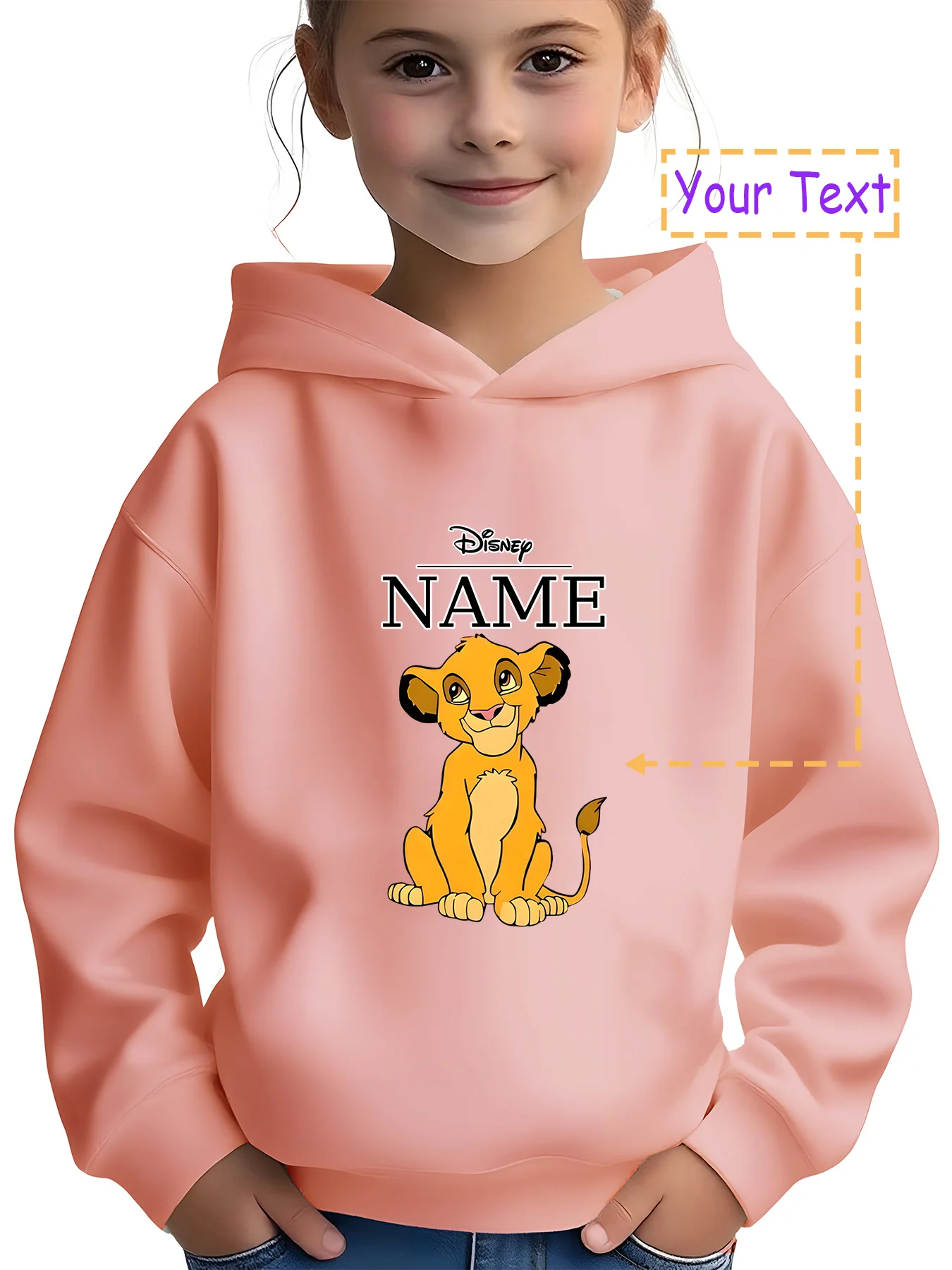 سترة MINISO Disney Stitch Name - طباعة مضحكة على شكل غرزة، حصريًا لمحبي الرسوم المتحركة، مثالية لنزهات نهاية الأسبوع وفصل الاجتماع