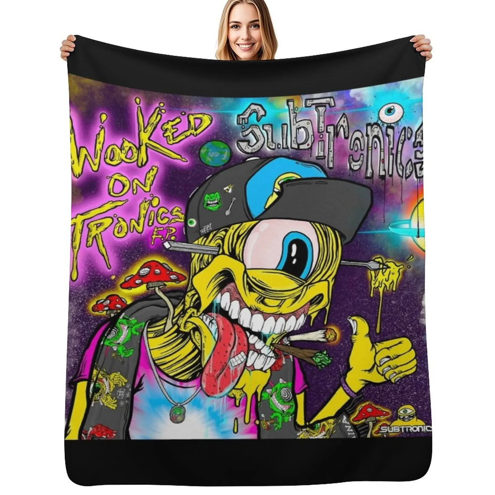 

Subtronics Throw Blanket Warm Cozy Throw Blanket for Living Room Couch