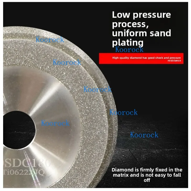 SDC/CBN Resin Bond Alloy Grinding Wheel for Tungsten Steel Cutter & Drill Bit Sharpening on Tool Grinder Machine