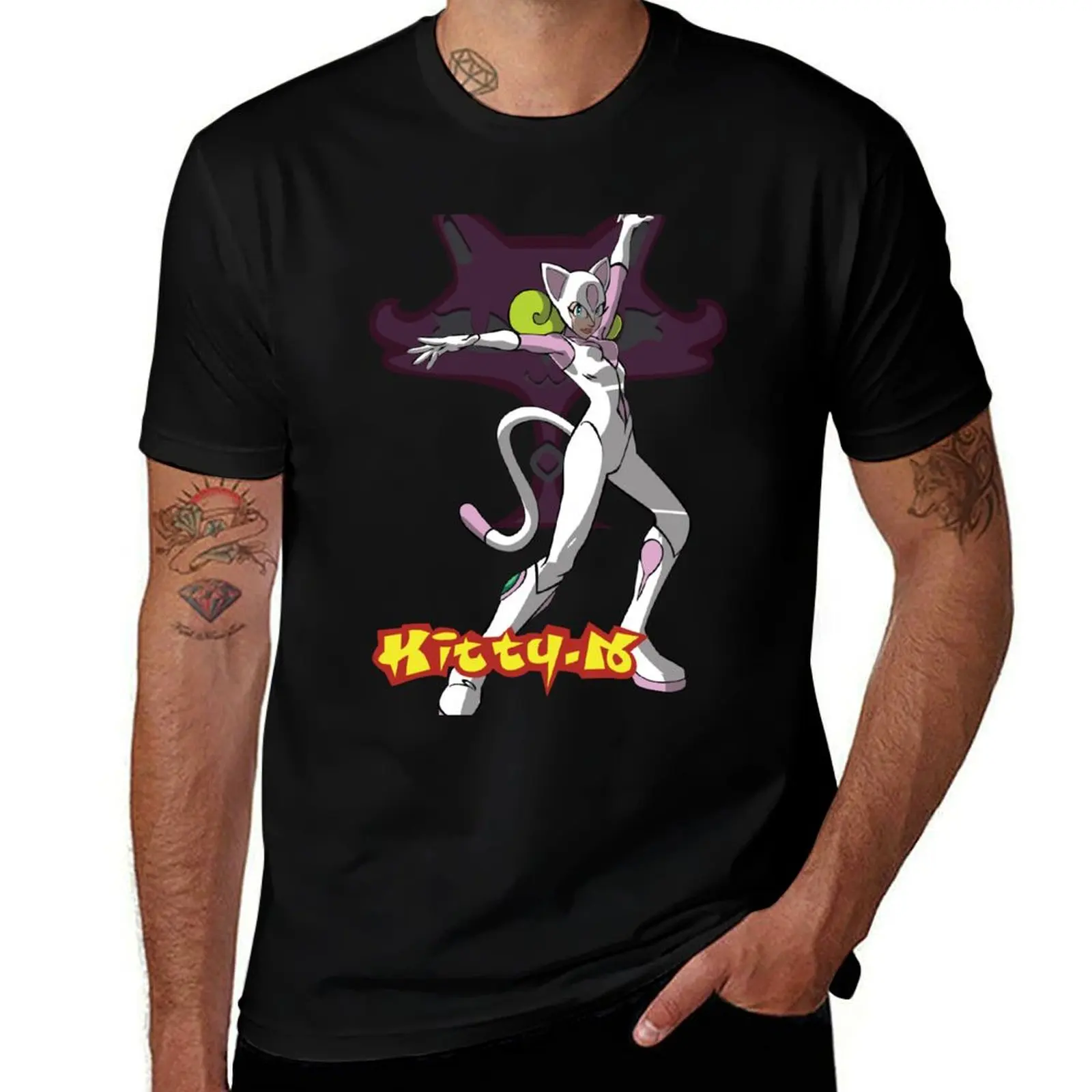

Kitty-n Bust a Groove T-Shirt man t shirt luxury t shirt man casual T-Shirt