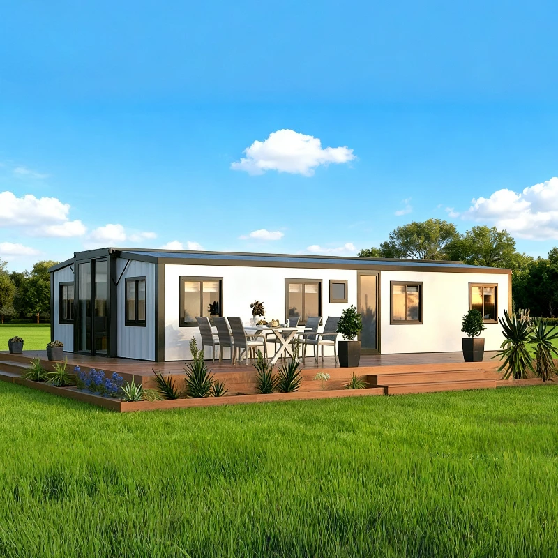 40Ft Expandable Container House Modular Houses Prefabricated  Shipping Container Houses Foldable Flat Pack Little Living Home