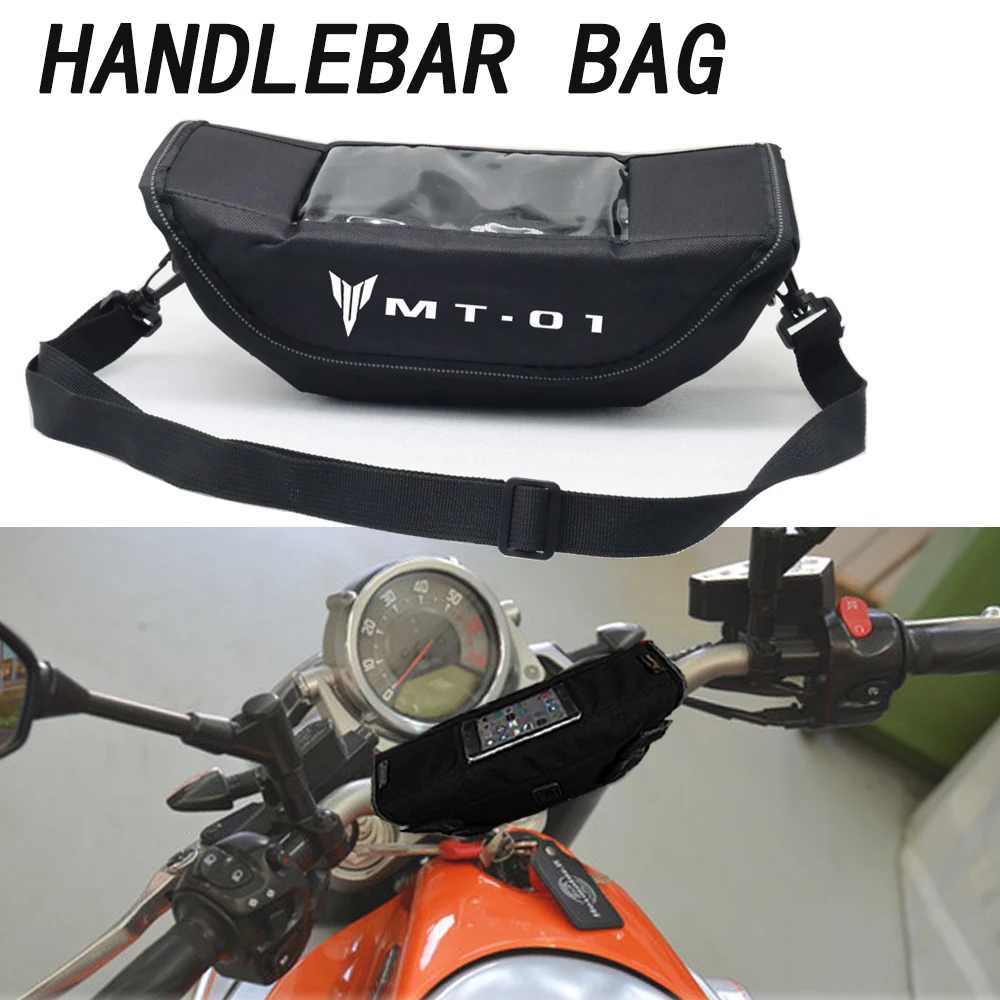 

For YAMAHA MT-01 Motorcycle accessory Waterproof And Dustproof Handlebar Storage Bag navigation bag