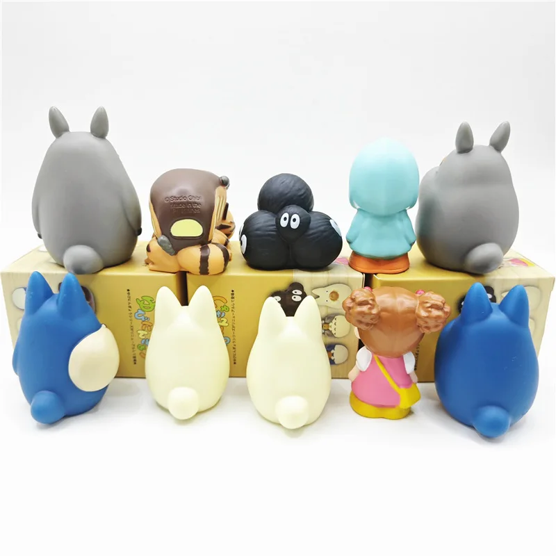 1Pc Random Send Totoro Characters Blind Box Mini Finger Doll Cartoon Figure Toy Ornaments Dolls Fans Children Birthday Gifts