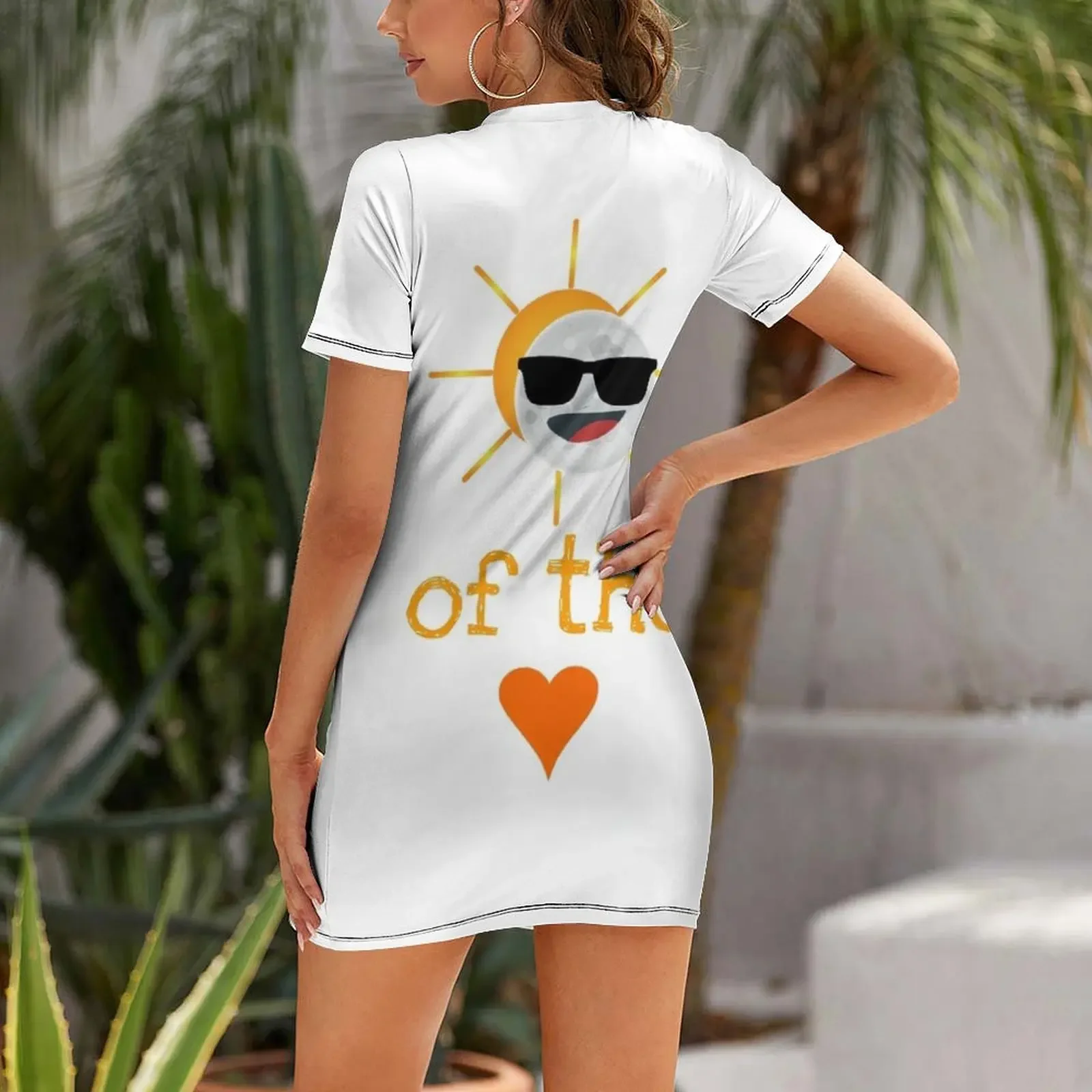 solar eclipse of the heart Short-Sleeved Dress elegant women's dresses sale Clothing sensual sexy dress for women Dress