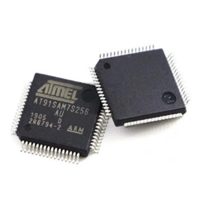 AT91SAM7S256 AT91SAM7S256-AU New Original ATMEL MCU Microcontroller LQFP64  Electronics