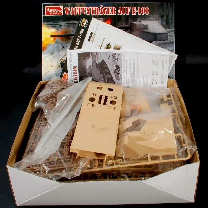 재미있는 취미 1/35 스케일 35A026 E-100 탄약 무기 캐리어, Baiyun 탱크 조립 탱크 모델 키트