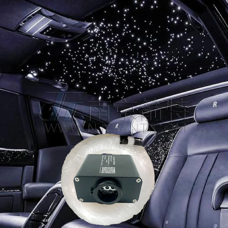 Optical fiber Light Twinkle Star ceiling kit Bluetooth phone APP Smart Control Starry Car LED Kid Room Sky lamp factory new HOT