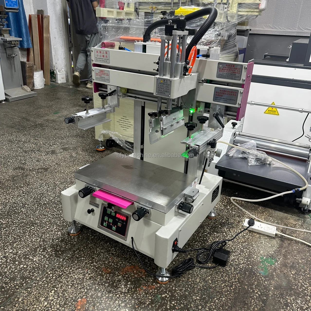 Mini Desktop Silk Screen Printing Machine For Non-Woven Bags PVC Film Fabric-Vacuum Printing Table Semi-Automatic/Manual
