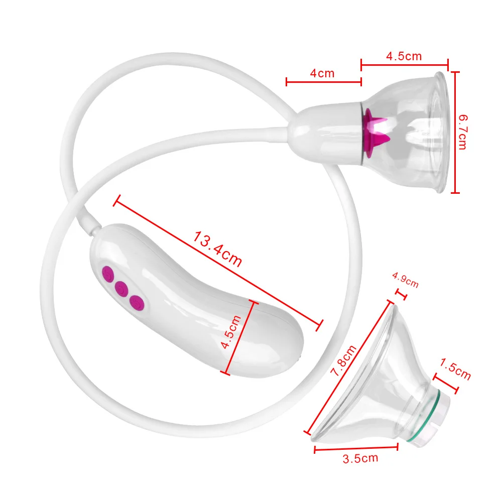 2 In 1 Vibrators 5+2 Sucking Licking Modes Sex Toys For Women Nipple Sucker Clitoris Stimulator Breast Vagina Pump