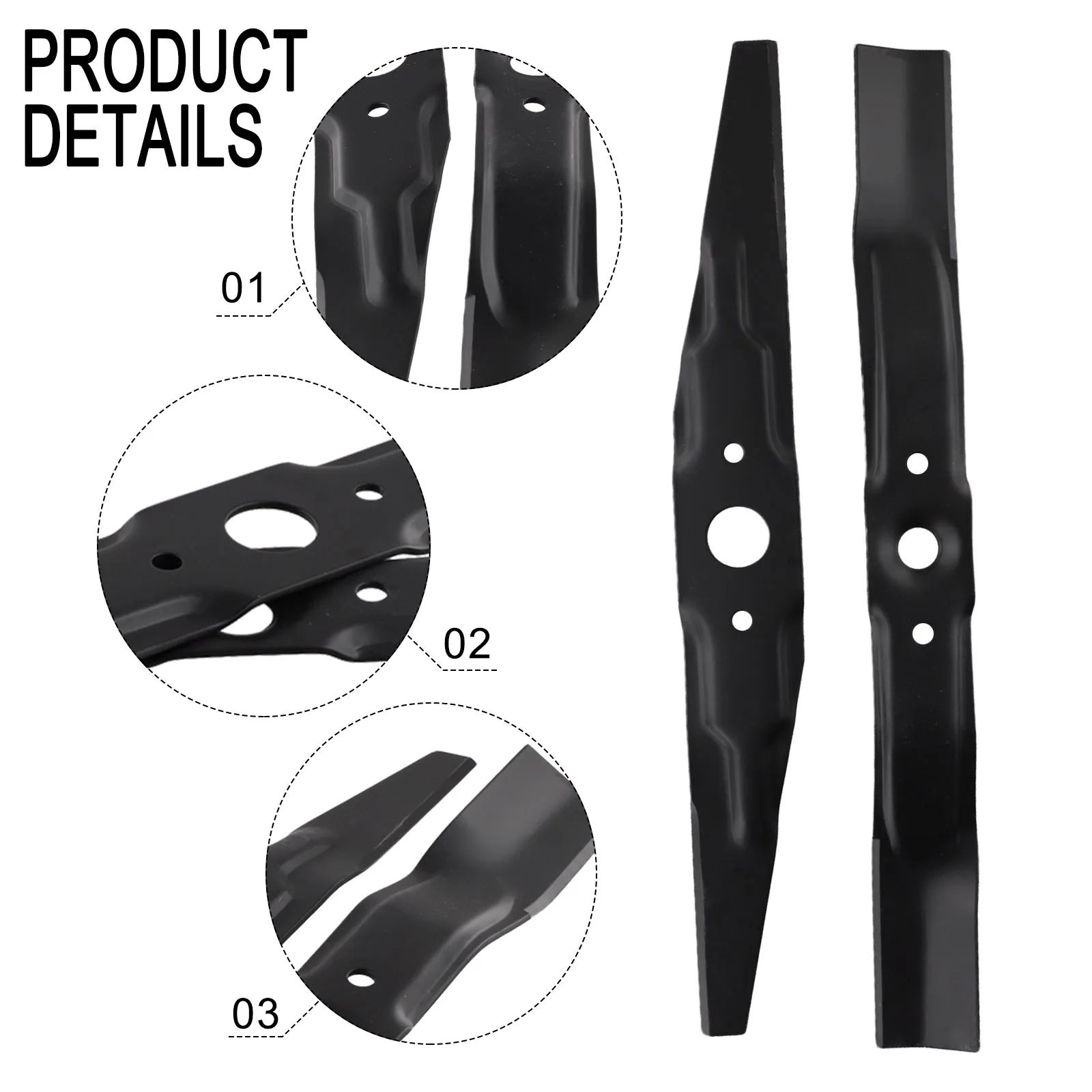 OEM Replacement Blade Set for HRR 72531-VE2-020 and 72511-VE1-020 Mowers Fits LM2100 LM2101 LM2102 SP LM2100 SP LM2142 SP