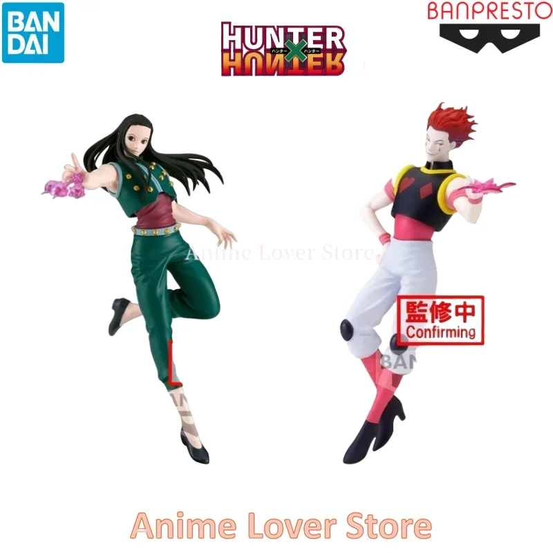 

Original BANDAI Banpresto HUNTER×HUNTER Hisoka Illumi Zoldyck Anime Figure Toys for Kids Gift Collectible Model