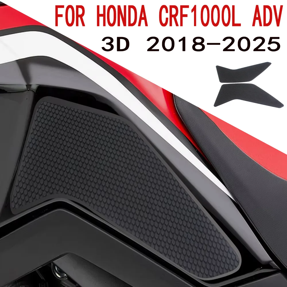 

For CRF1000L Motorcycle Tank Pad Protector Sticker Knee Grip Traction for Africa Twin 2016 2017 2018 2019 CRF1000L ADV